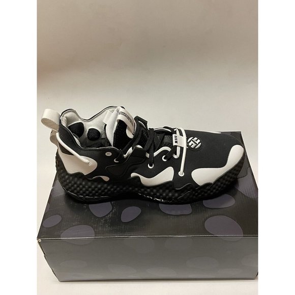 Adidas Harden Vol. 6 Basketball Shoes Black White GV8704 Men’s Size 8.5 US